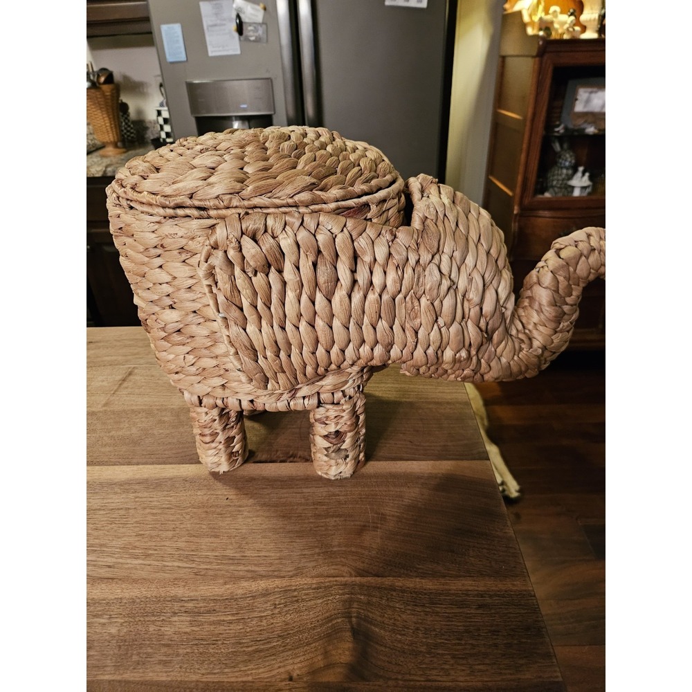 Elephant Shaped Basket